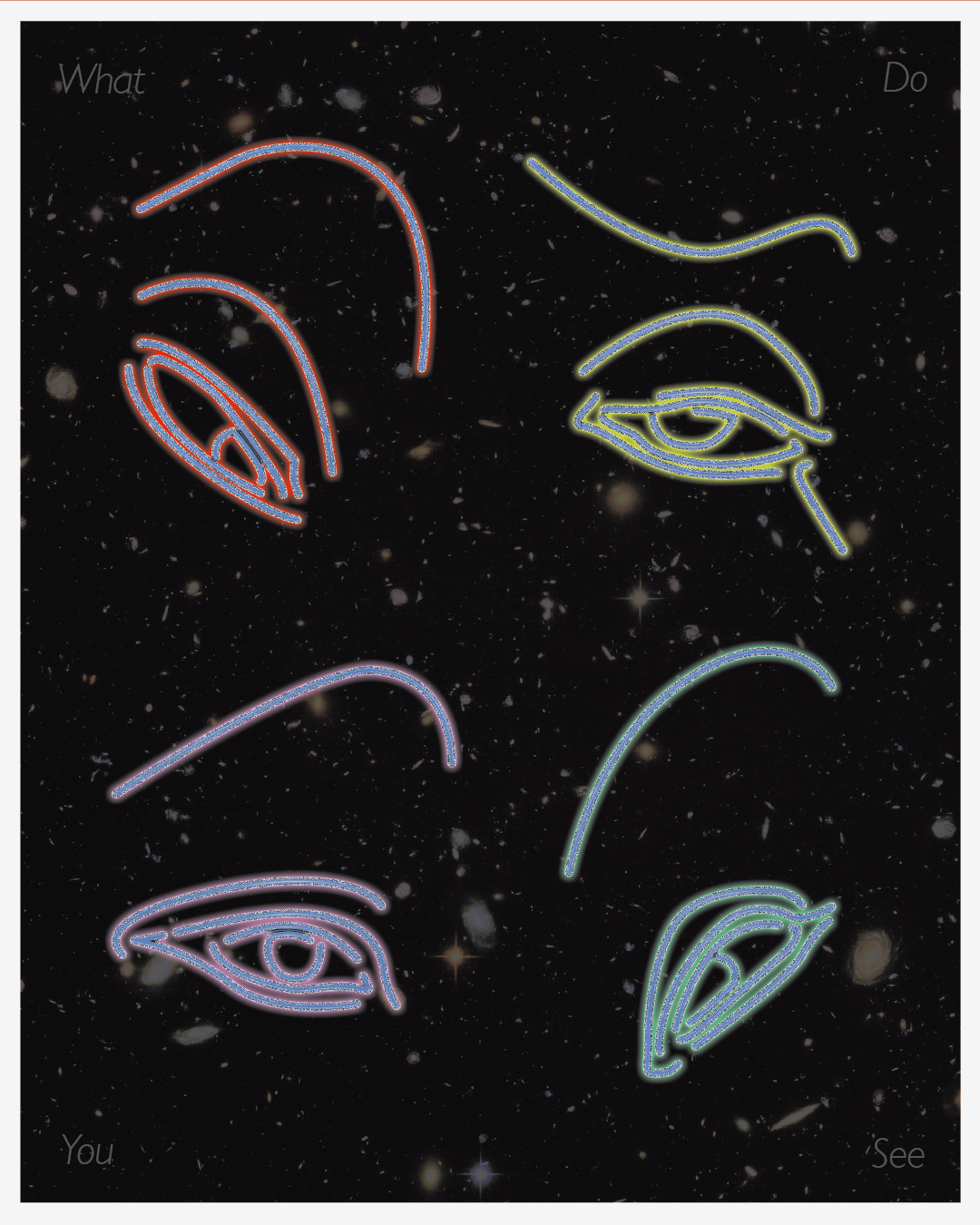 Universe — digital illustration, Kaitlyn Heger 2024